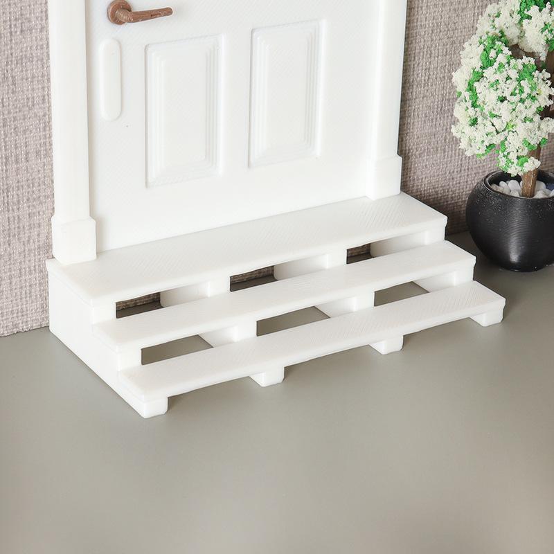 Outdoor Furniture Resin - ▶ 1 個ドールハウス階段モデルミニシミュレーションドールハウス DIY マイクロ風景屋外階段装飾家具アクセサリー