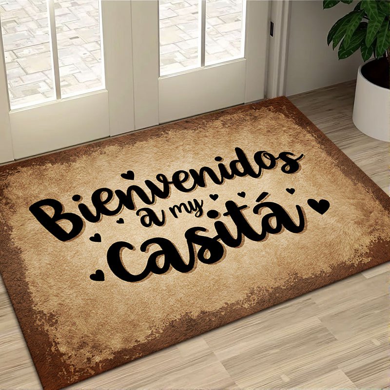 Outdoor Furniture Spain - Bienvenidos A Mi Casita ドアマット スペイン語ウェルカムマット