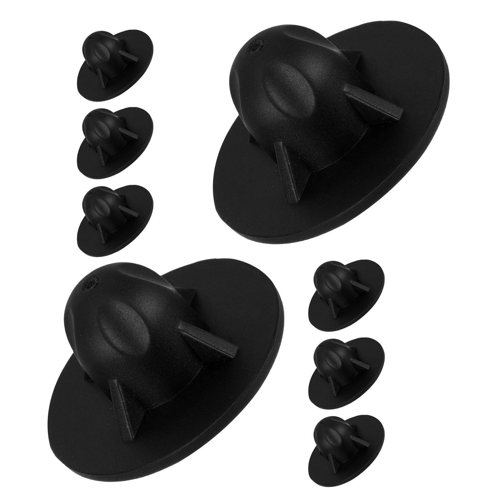 Outdoor Furniture Glides - 8 個の屋外用沈み込み防止キャンプチェア脚キャップゴム製フットカバー家具床プロテクター 3-5 インチポールチェアビーチ用