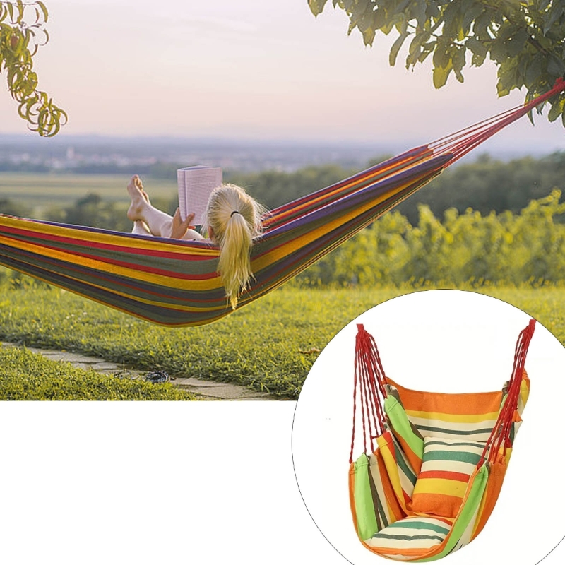 Outdoor Furniture Quality - 人間工学に基づいた吊り下げ椅子取り外し可能な枕とキャリーバッグ付き強力な金属フレームスイングベッドデッキポーチ用高品質