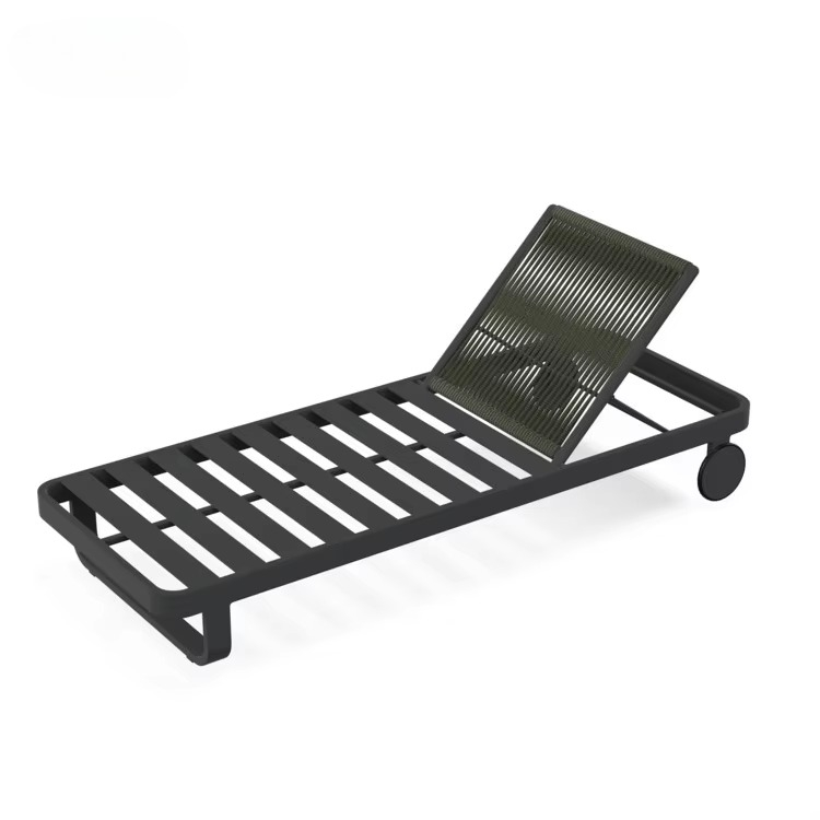 Outdoor Furniture Quality - 高品質屋外家具 ポータブルガーデンホテル バルコニー スイミングプール サンラウンジャー（車輪付き）