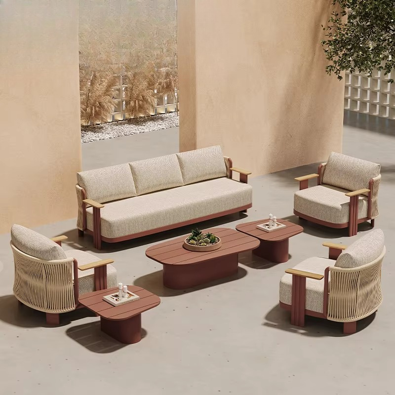 Outdoor Furniture Quality - # 高級品質アルミ製パティオ家具セット モダンデザイン ソファ ガーデン パーク