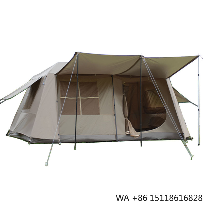 Outdoor Furniture Quality - 高品質ファミリーアウトドアキャンプ用大型テント 防水日除け8人用ポータブル通気性テント