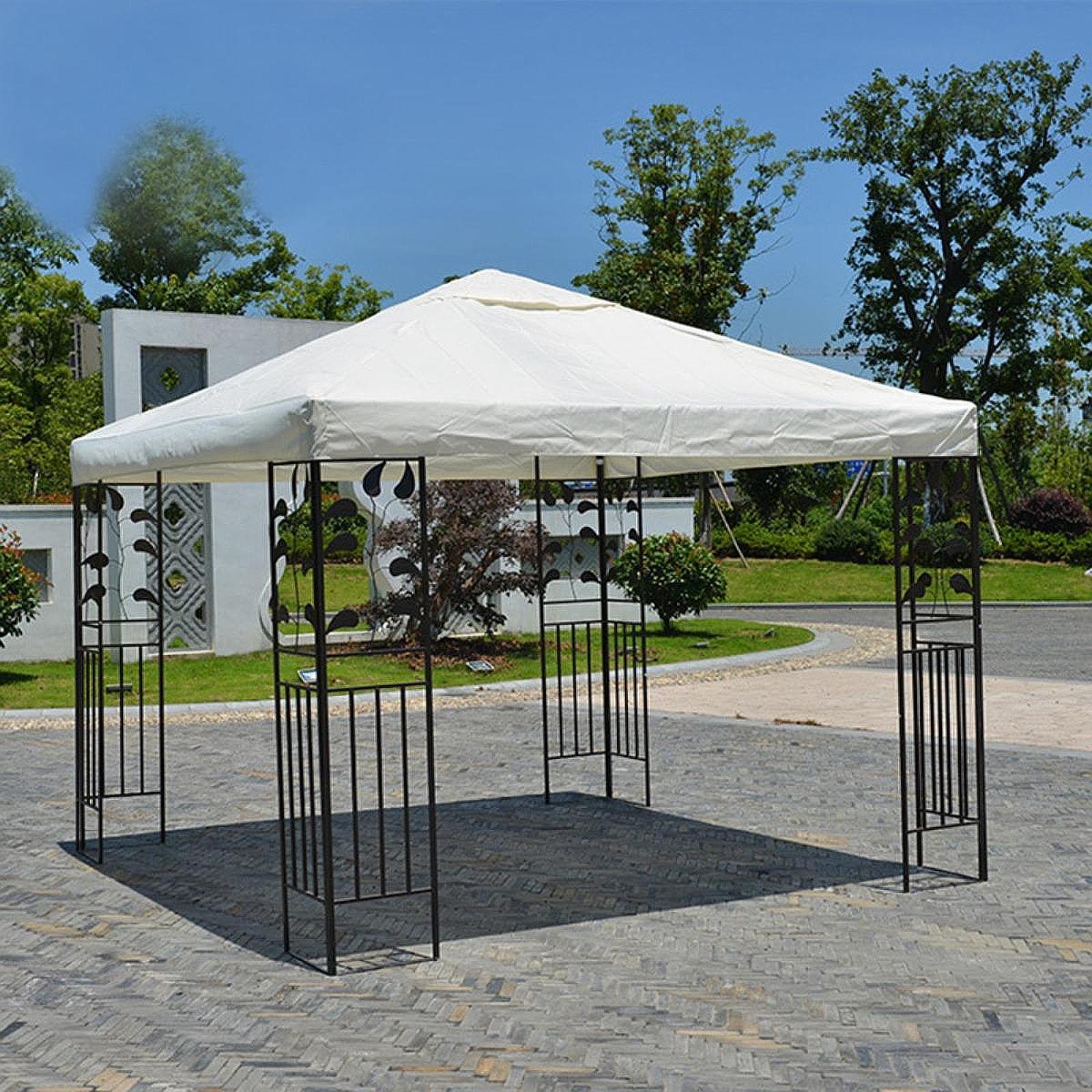 キャノピートップカバー エアベント付き ガゼボ ルーフシェル - Outdoor Furniture Gazebo のレビューと価格