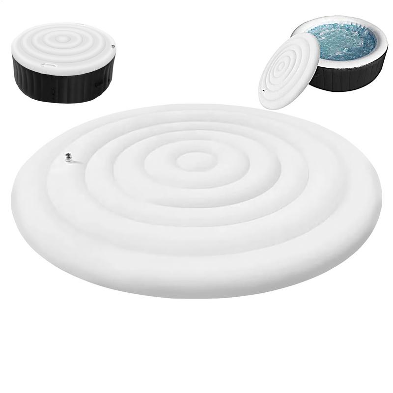 直径 145 センチメートルインフレータブルカバー省エネラウ - Inflatable Hot Tub のレビューと価格