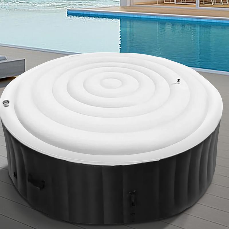 直径 145 センチメートルインフレータブルカバー省エネラウ - Inflatable Hot Tub のレビューと価格
