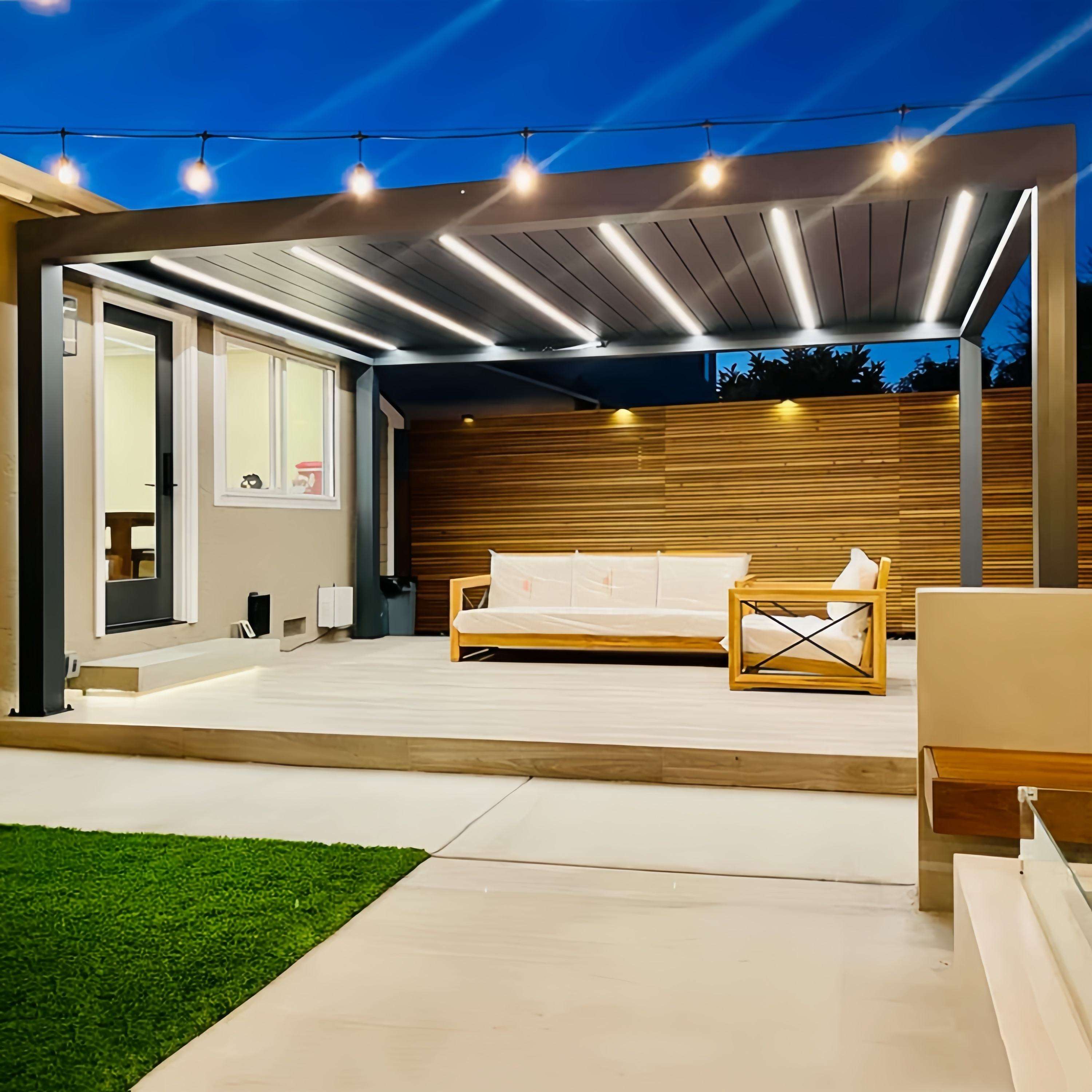 陽極酸化処理済みプール用アルミ合金製パビリオン、日よけ・雨よ - Outdoor Furniture Gazebo のレビューと価格