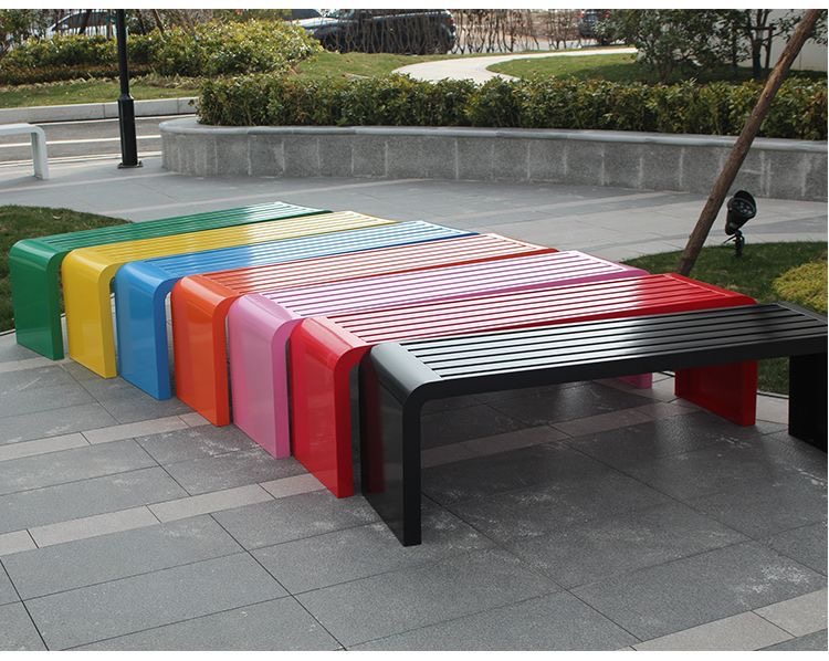 1m～1.8m 冷間圧延鋼板製メタルベンチ 公園 屋外用椅子 - Outdoor Furniture Bench のレビューと価格