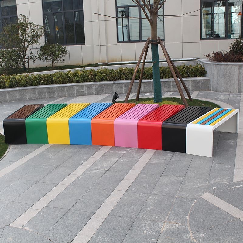 1m～1.8m 冷間圧延鋼板製メタルベンチ 公園 屋外用椅子 - Outdoor Furniture Bench のレビューと価格