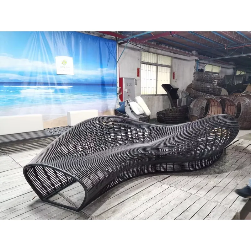 工場直販価格 屋外用パティオソファ家具 クッション付きL字型 - Outdoor Furniture L Shape のレビューと価格