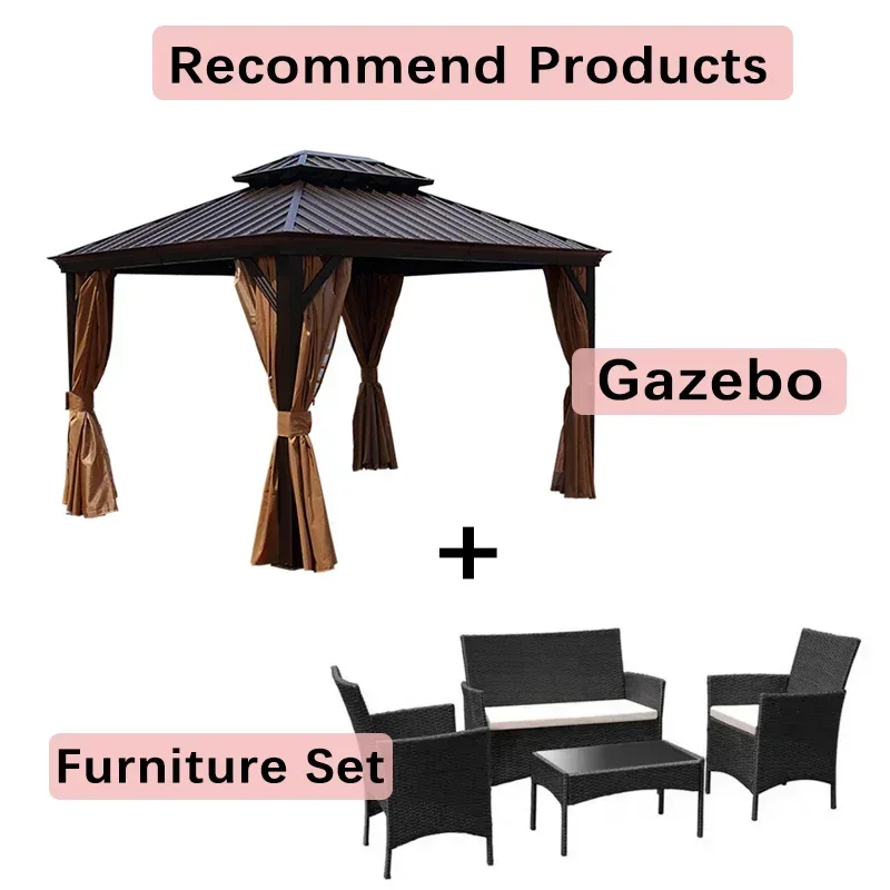 カスタマイズガーデン家具 10x12 6x4 パーゴラ アル - Outdoor Furniture Gazebo のレビューと価格