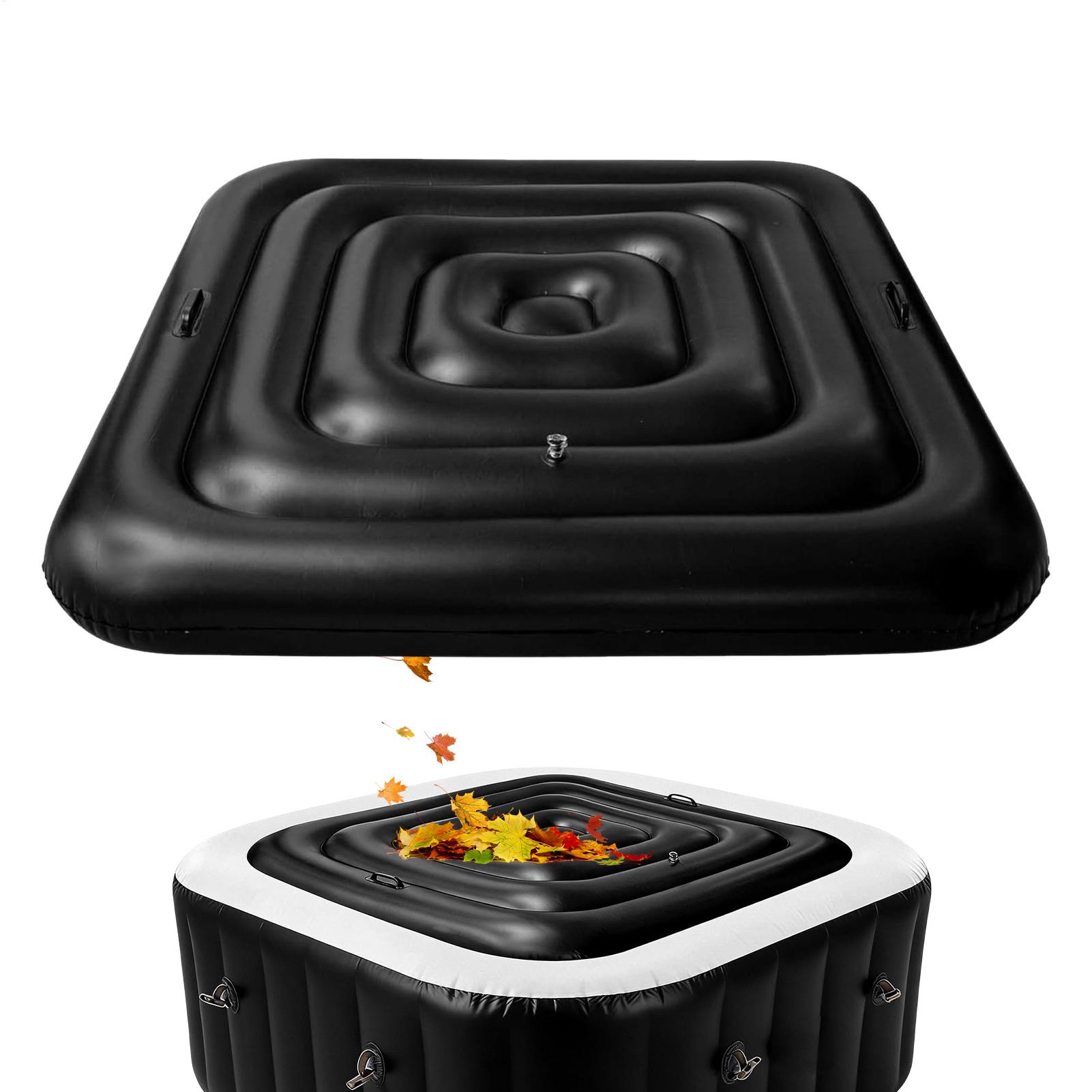 インフレータブル浴槽カバー省エネ軽量保温ポータブル蓋正方形ホ - Inflatable Hot Tub のレビューと価格