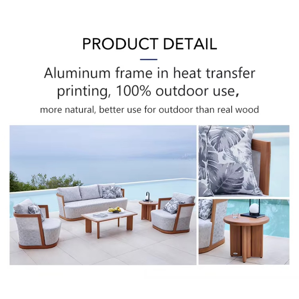 モダンな屋外アルミソファガーデン家具セット、高品質ガーデンバ - Outdoor Furniture Quality のレビューと価格