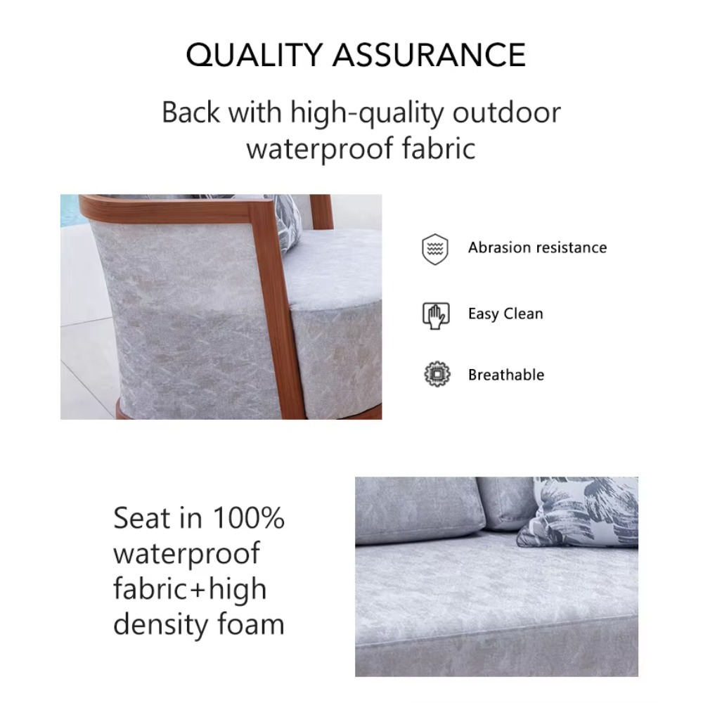 モダンな屋外アルミソファガーデン家具セット、高品質ガーデンバ - Outdoor Furniture Quality のレビューと価格
