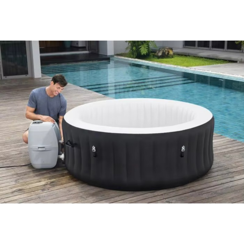 マイアミエアジェットスイムラウンドインフレータブル屋外ホット - Inflatable Hot Tub のレビューと価格