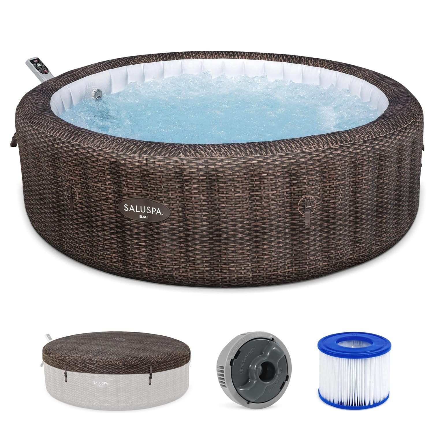 丸型エアジェット付きインフレータブルホットタブ 180エアジ - Inflatable Hot Tub のレビューと価格