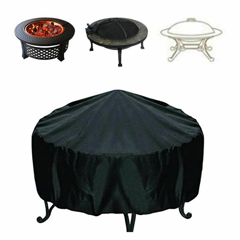 ファイヤーピットカバーラウンド火鉢ストーブカバー防水防風日焼 - Outdoor Furniture Varnish のレビューと価格