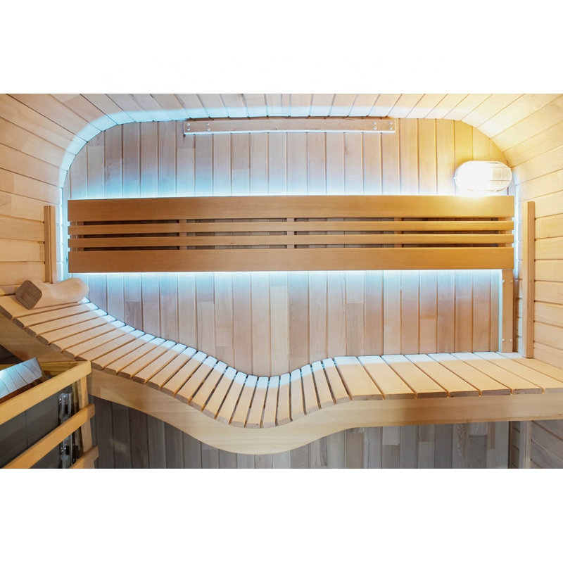 屋外サウナ モダンデザインキャビン 屋外バレルサウナ 4人用 - Outdoor Furniture Set のレビューと価格