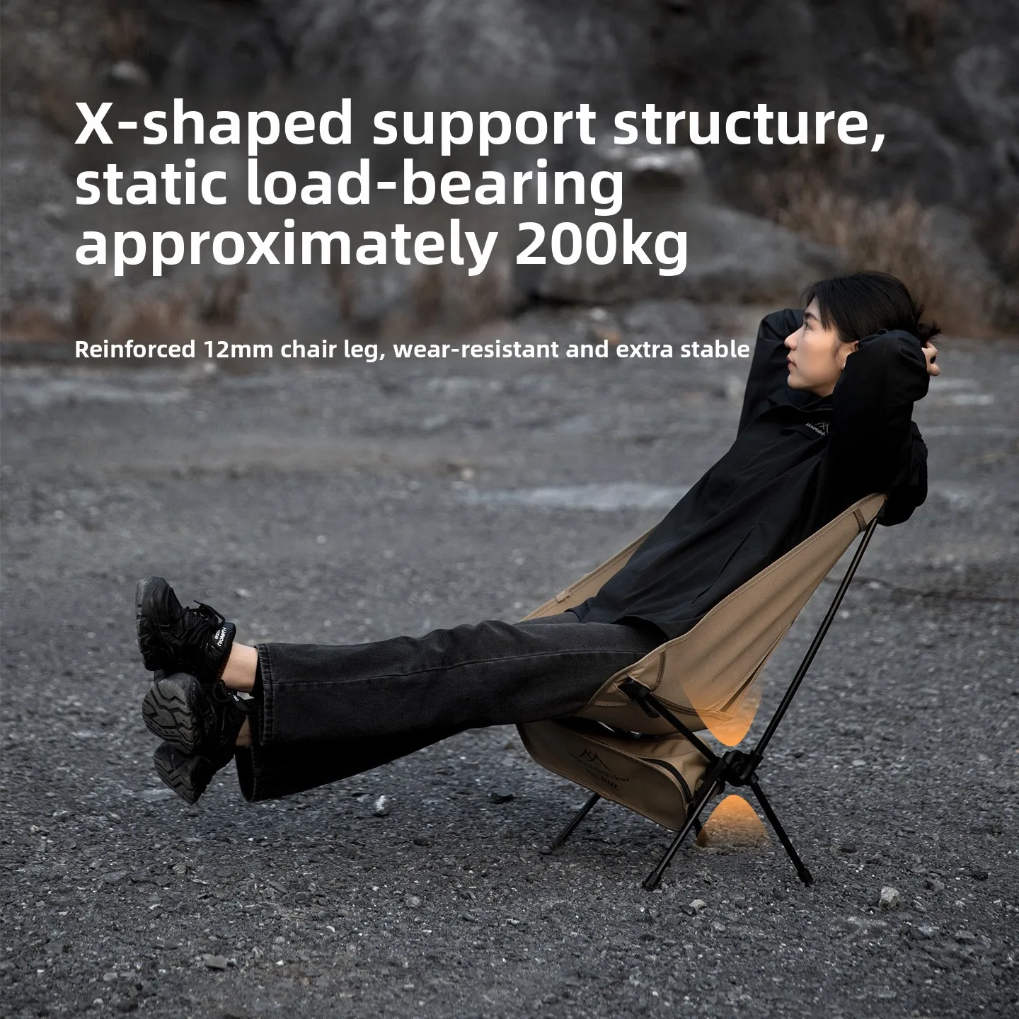 MOUNTAINHIKER 超軽量ポータブル折りたたみムーン - Outdoor Furniture Bench のレビューと価格