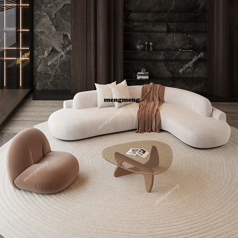パフクラウドリビングルームソファ北欧かわいい怠惰な寝室の床屋 - Outdoor Furniture L Shape のレビューと価格