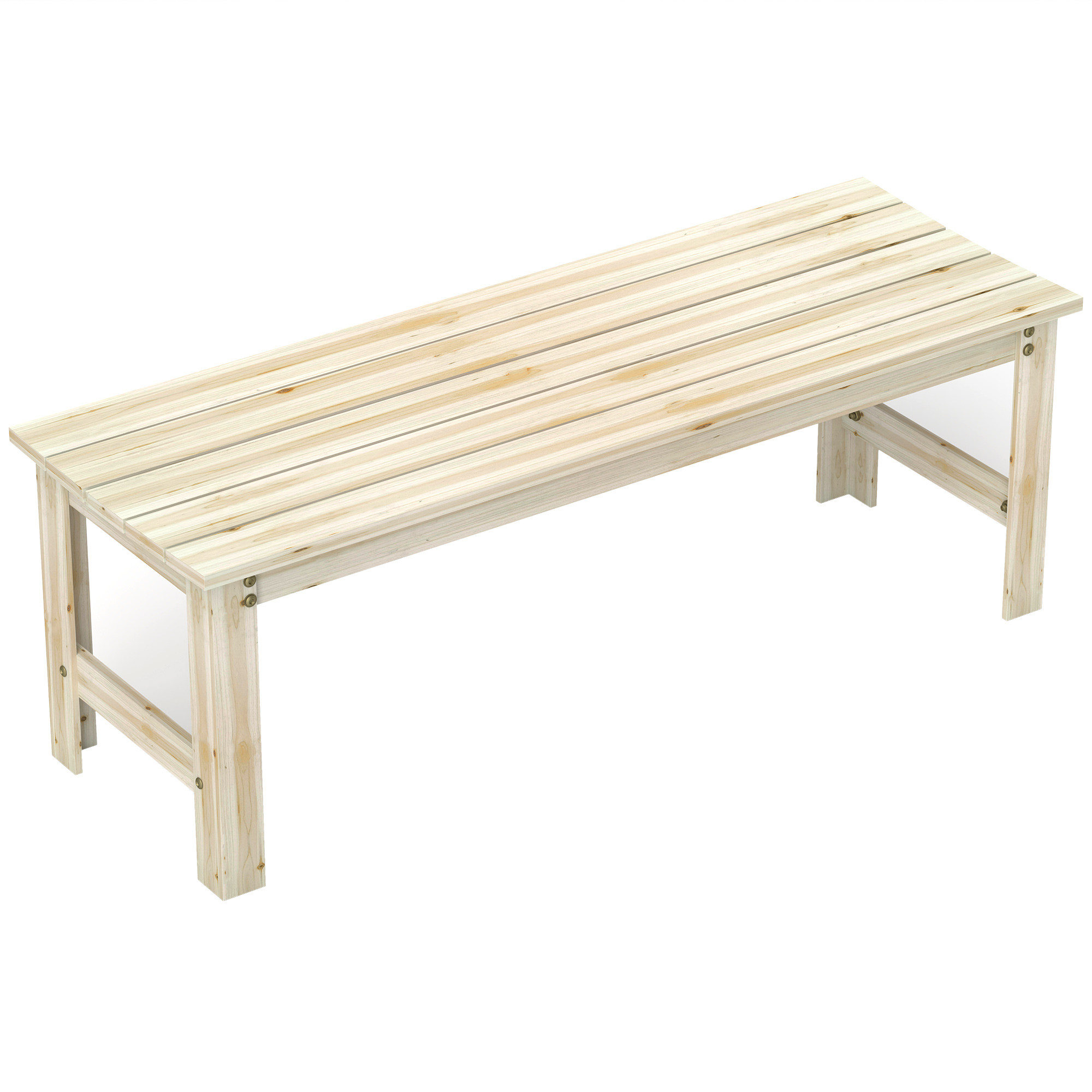 2人掛け木製ガーデンベンチ、スレートパティオベンチ屋外ベンチ - Outdoor Furniture Bench のレビューと価格