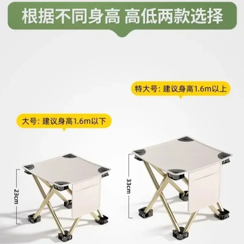 快適な屋外折りたたみスツールポータブルポニースーパーライトキ - Outdoor Furniture Bench のレビューと価格