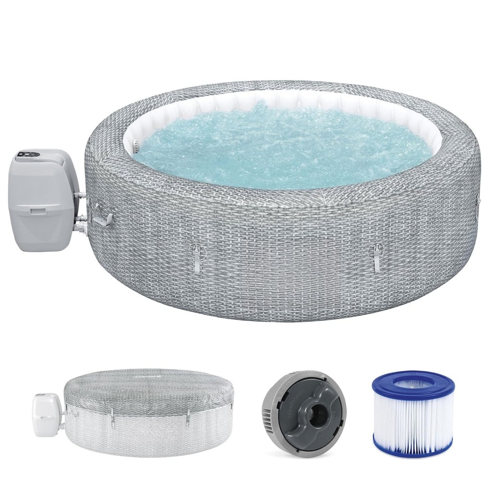 ポータブルインフレータブルホットタブスパ、スマートエアジェッ - Inflatable Hot Tub のレビューと価格