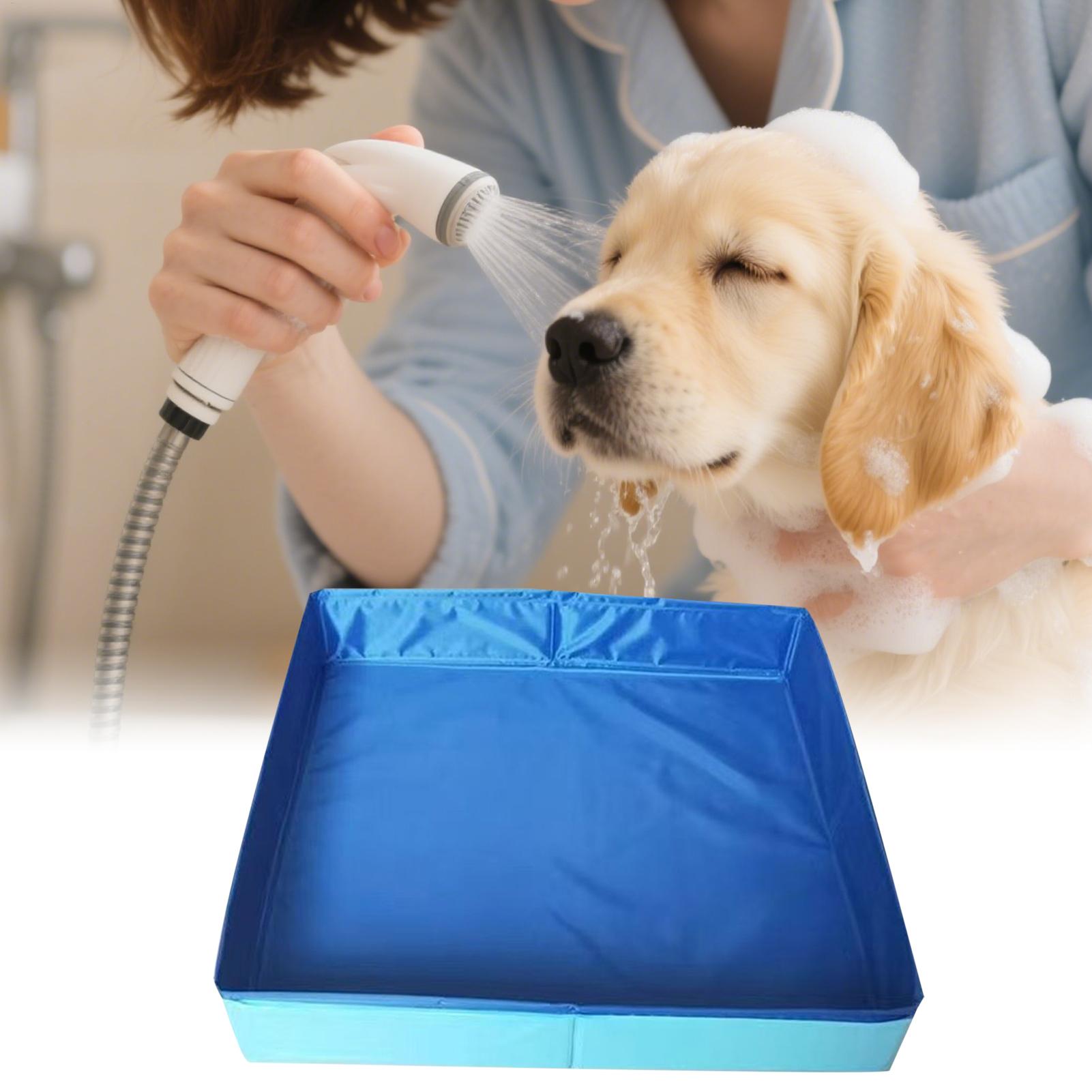 50x50cm PVC 折りたたみペットスイミングプール犬猫 - Inflatable Hot Tub のレビューと価格