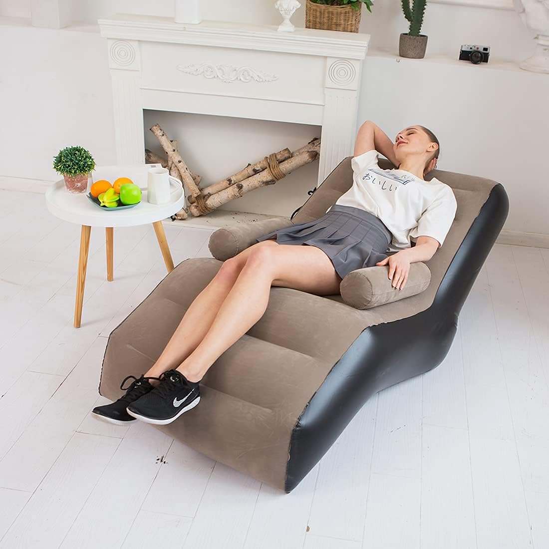 折りたたみレイジーソファ、インフレータブルラウンジチェア厚み - Outdoor Furniture Bench のレビューと価格