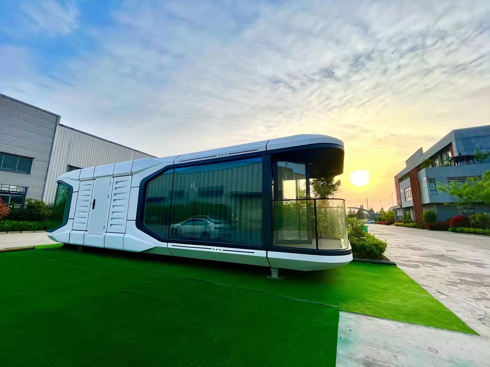 スペインホテル スペースカプセルハウス 5つ星 スチール建築 - Outdoor Furniture Spain のレビューと価格