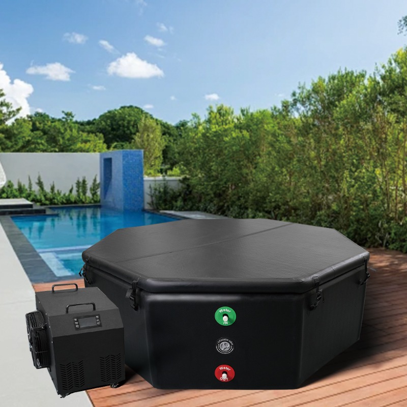 PVC素材の多角形、折りたたみ式で持ち運び可能なインフレータ - Inflatable Hot Tub のレビューと価格