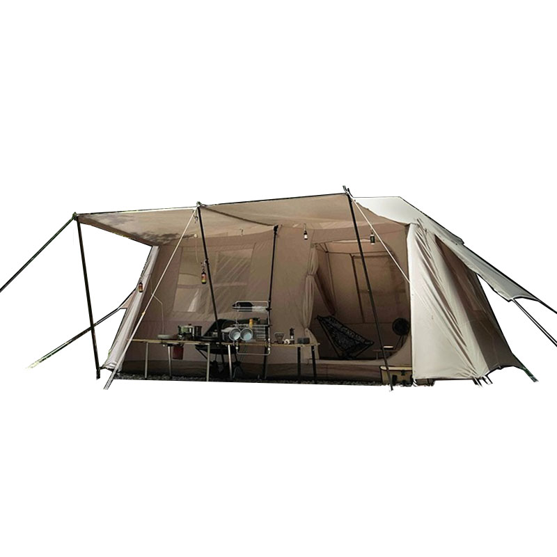 高品質ファミリーアウトドアキャンプ用大型テント 防水日除け8 - Outdoor Furniture Quality のレビューと価格
